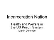 Incarceration Nation