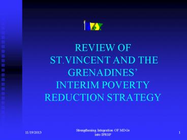 REVIEW OF ST.VINCENT AND THE GRENADINES