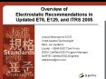 Overview of Electrostatic Recommendations in Updated E78, E129, and ITRS 2005 PowerPoint PPT Presentation