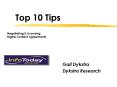 Top 10 Tips PowerPoint PPT Presentation
