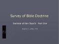Survey of Bible Doctrine PowerPoint PPT Presentation