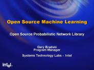 Open Source Machine Learning