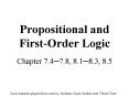 Propositional and First-Order Logic PowerPoint PPT Presentation