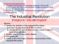 The Industrial Revolution PowerPoint PPT Presentation