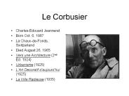 Le Corbusier