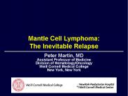 Mantle Cell Lymphoma: The Inevitable Relapse