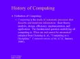 History of Computing PowerPoint PPT Presentation