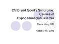 CVID and Good PowerPoint PPT Presentation
