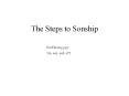 The Steps to Sonship PowerPoint PPT Presentation