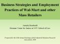 Business Strategies and Employment Practices of Wal-Mart and other Mass Retailers PowerPoint PPT Presentation