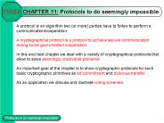 CHAPTER 11: Protocols to do seemingly impossible