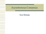 Asynchronous Consensus