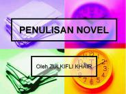 PENULISAN NOVEL