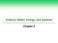 Science, Matter, Energy, and Systems PowerPoint PPT Presentation