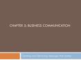 Chapter 5: BUSINESS COMMUNICATION PowerPoint PPT Presentation