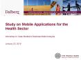 Study on Mobile Applications for the Health Sector PowerPoint PPT Presentation