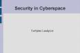Security in Cyberspace PowerPoint PPT Presentation