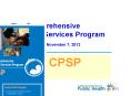 The Comprehensive Perinatal Services Program PowerPoint PPT Presentation