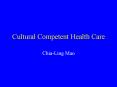 Cultural Competent Health Care PowerPoint PPT Presentation