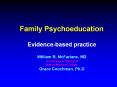Family Psychoeducation PowerPoint PPT Presentation