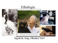 Ethologie PowerPoint PPT Presentation