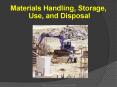Materials Handling, Storage, PowerPoint PPT Presentation