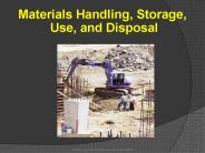 Materials Handling, Storage,