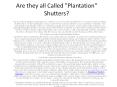 External Shutters Brisbane PowerPoint PPT Presentation