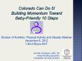 Colorado Can Do 5! Building Momentum Toward Baby-Friendly 10 Steps PowerPoint PPT Presentation