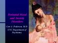 Perinatal Mood and Anxiety Disorders PowerPoint PPT Presentation