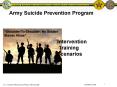Army Suicide Prevention Program PowerPoint PPT Presentation