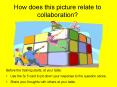 How does this picture relate to collaboration? PowerPoint PPT Presentation