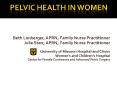 Pelvic Health IN WOMEN PowerPoint PPT Presentation