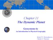 Chapter 11 The Dynamic Planet