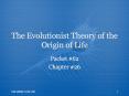 The Evolutionist Theory of the Origin of Life PowerPoint PPT Presentation