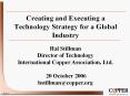 Creating and Executing a Technology Strategy for a Global Industry PowerPoint PPT Presentation