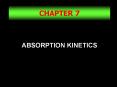 ABSORPTION KINETICS PowerPoint PPT Presentation