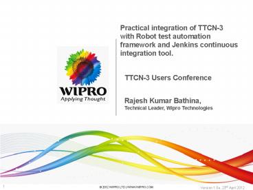 TTCN-3 Users Conference