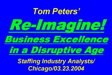Tom Peters