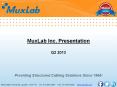 MuxLab Inc. Presentation PowerPoint PPT Presentation