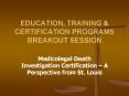 EDUCATION, TRAINING PowerPoint PPT Presentation