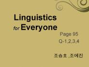 Linguistics for Everyone