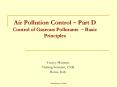 Air Pollution Control  PowerPoint PPT Presentation