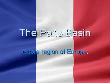 The Paris Basin