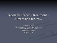 Bipolar Disorder 