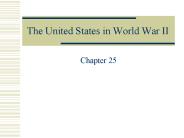 The United States in World War II