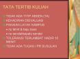 TATA TERTIB KULIAH PowerPoint PPT Presentation