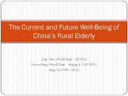 John Giles (World Bank - DECRG)