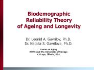 Biodemographic Reliability Theory of Ageing and Longevity