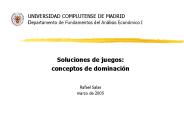 UNIVERSIDAD COMPLUTENSE DE MADRID Departamento de Fundamentos del An